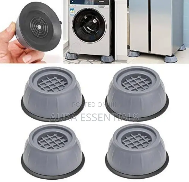 Shock, Vibration/Noise Cancelling Washing Machine Support