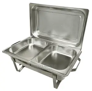 Stainless Steel Double Compartment Chafing Dishes