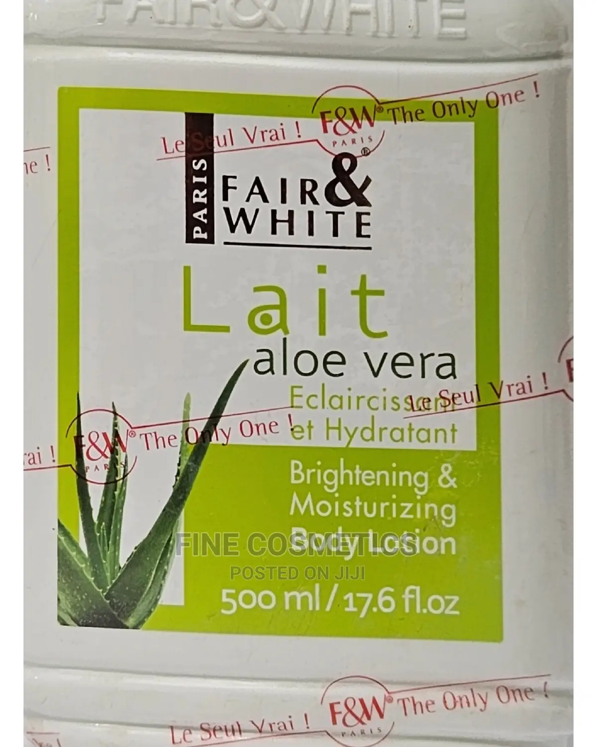 Fair and White Aleo Vera Brightening Body Lotion 500ml
