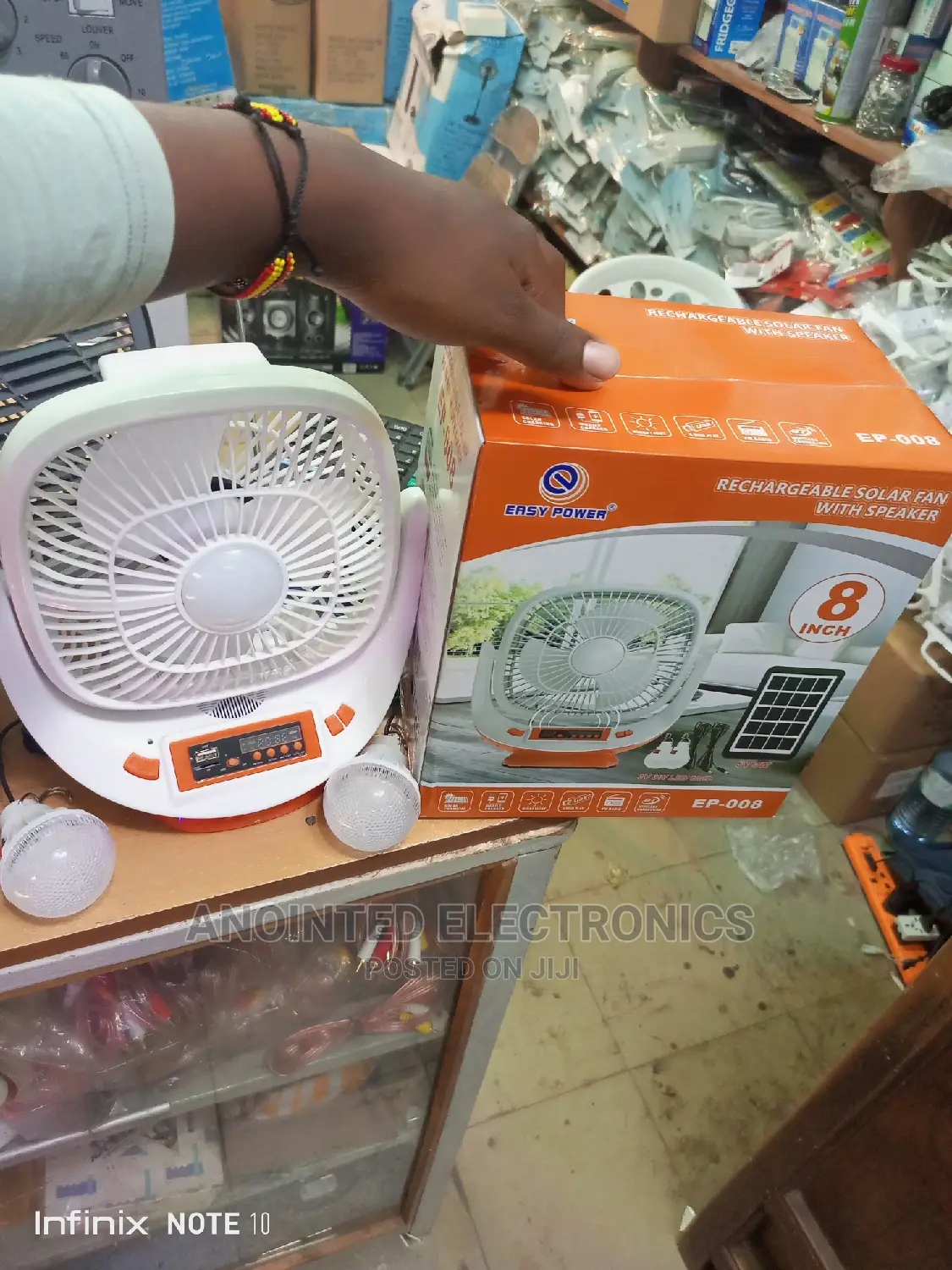 Rechargeable Table Fan