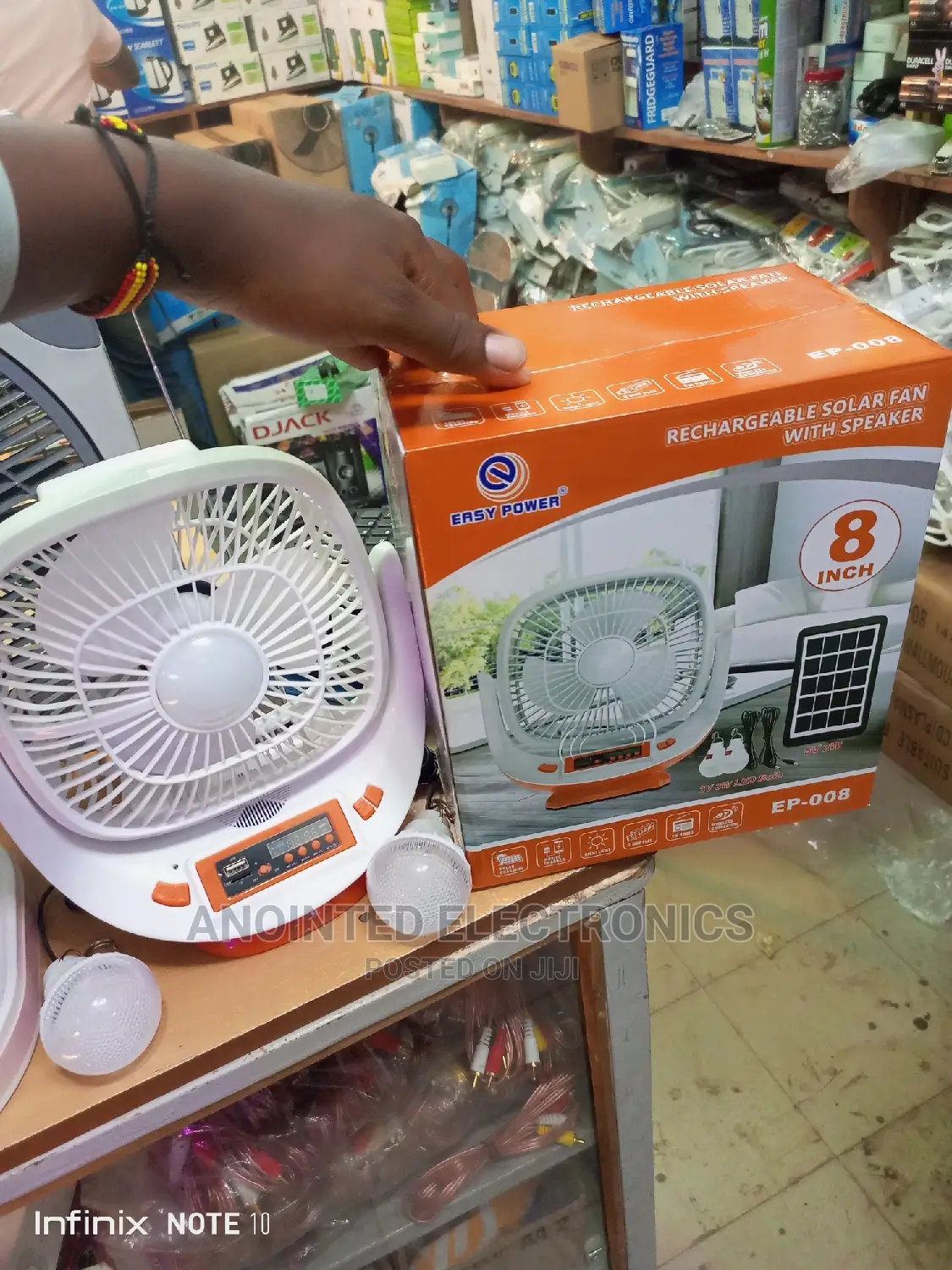 Rechargeable Table Fan