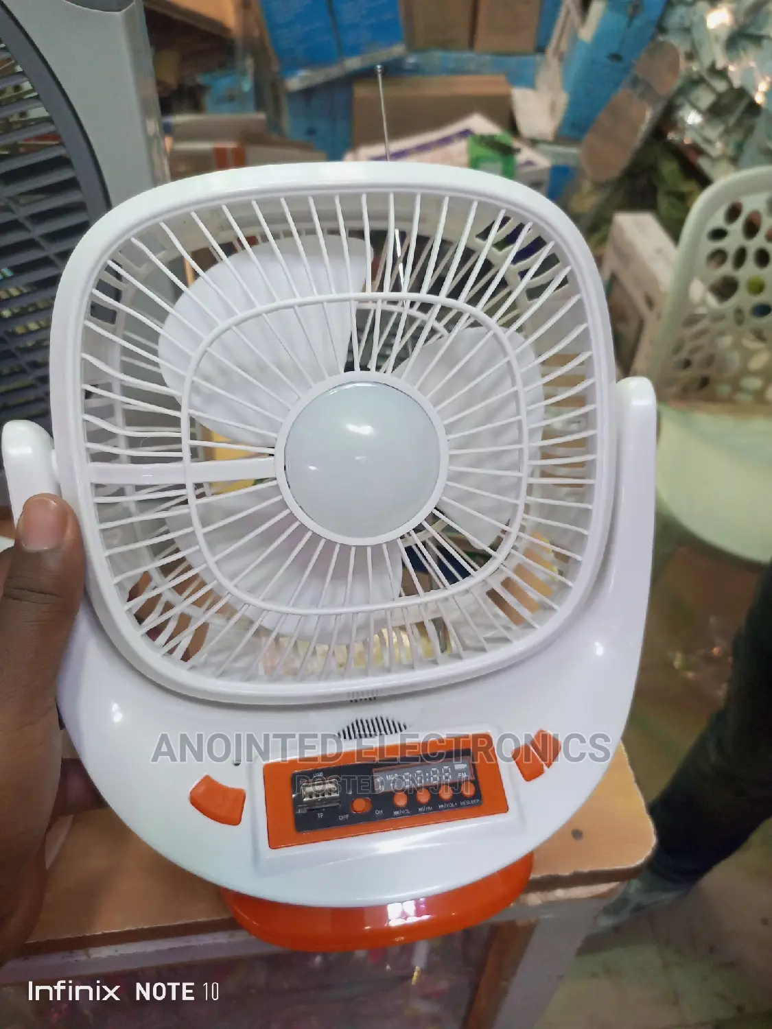 Rechargeable Table Fan