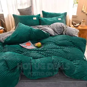 6x6 4pcs Coral Duvetwith 2 Pillowcasesand 1 Bedsheet