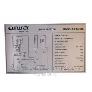 AIWA 420litres Chest/Deep Freezers || A-Fc42-Gc
