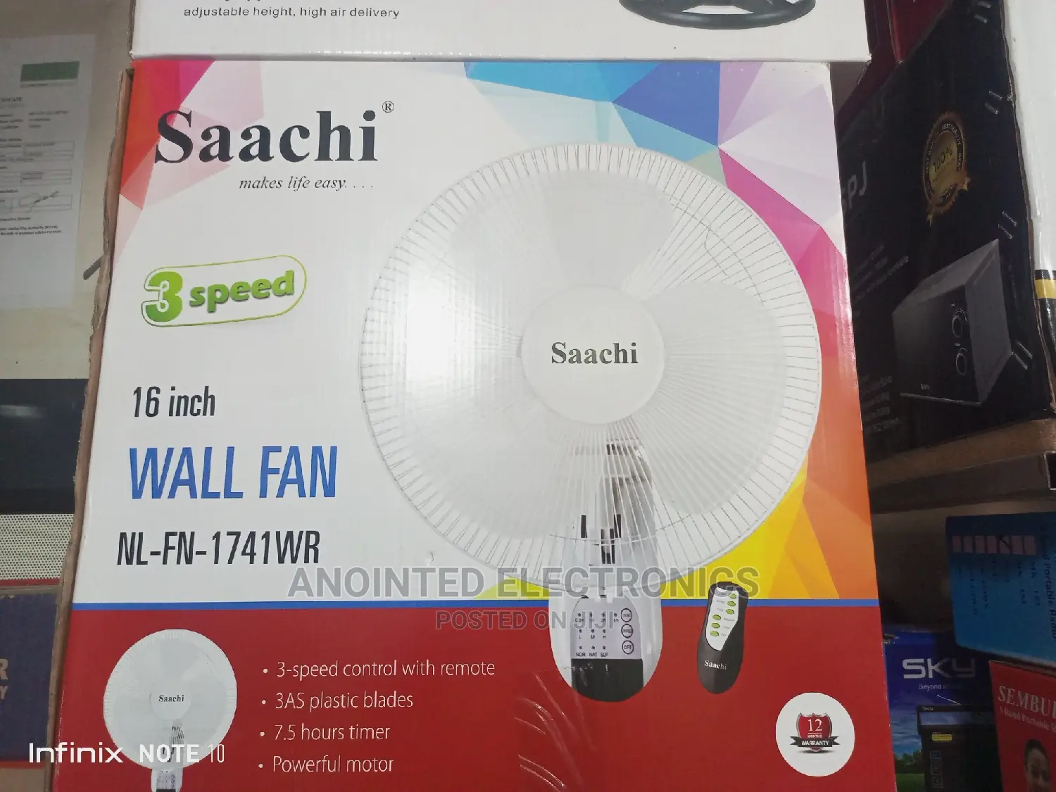 Wall Fans With a Remote