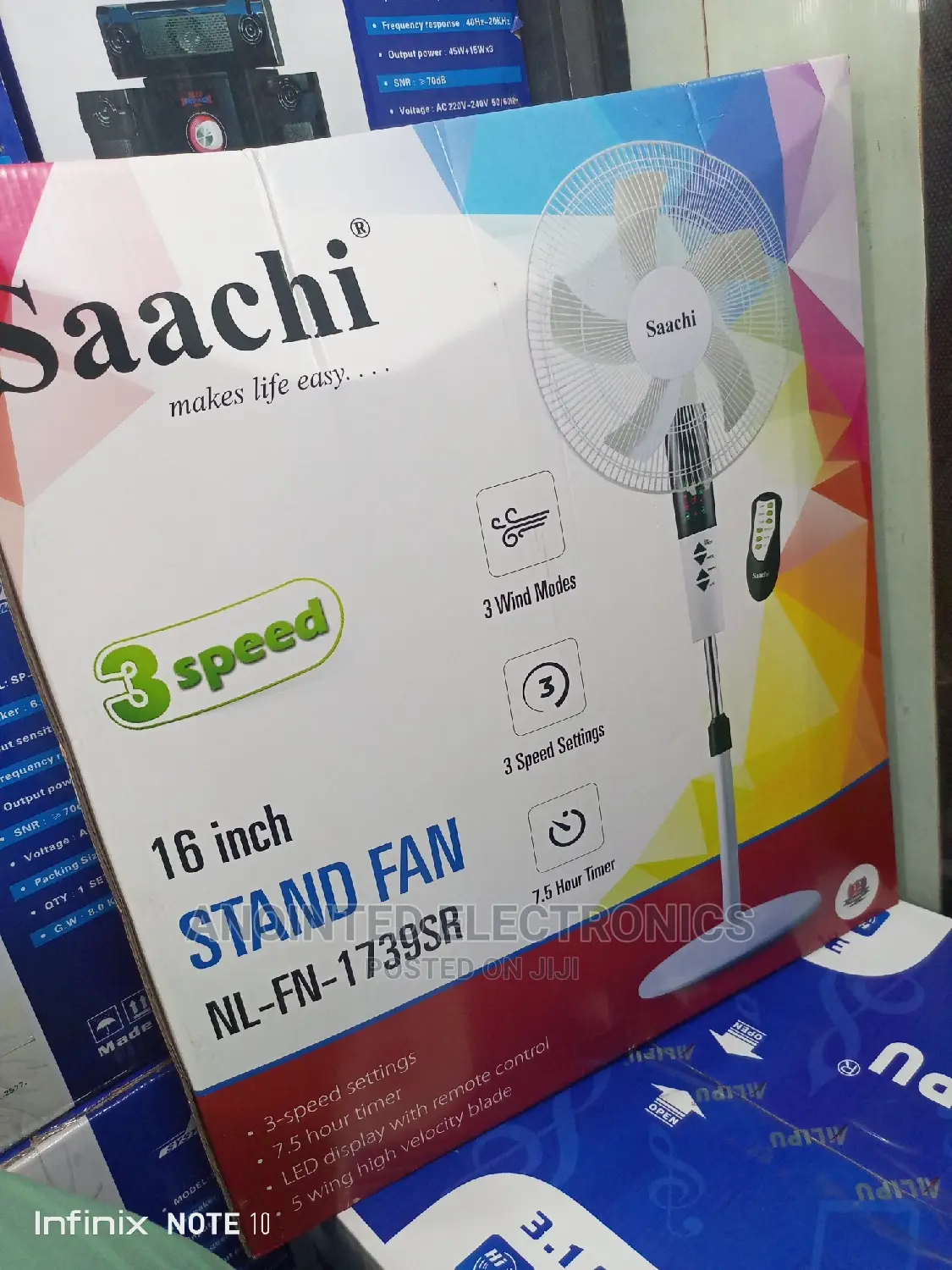 Remote Control Stand Fans