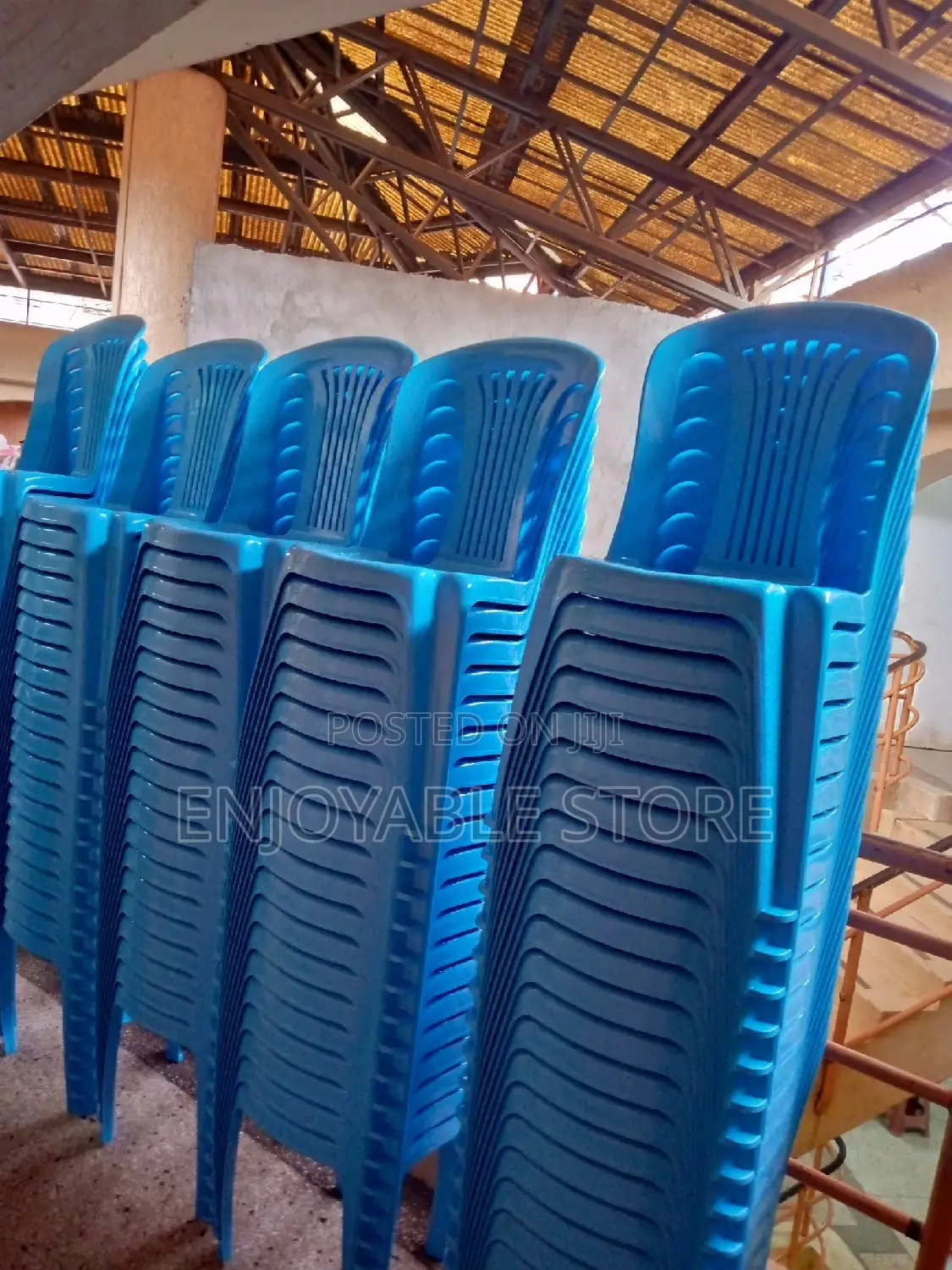 Plastic Armless Mukwano Chairs