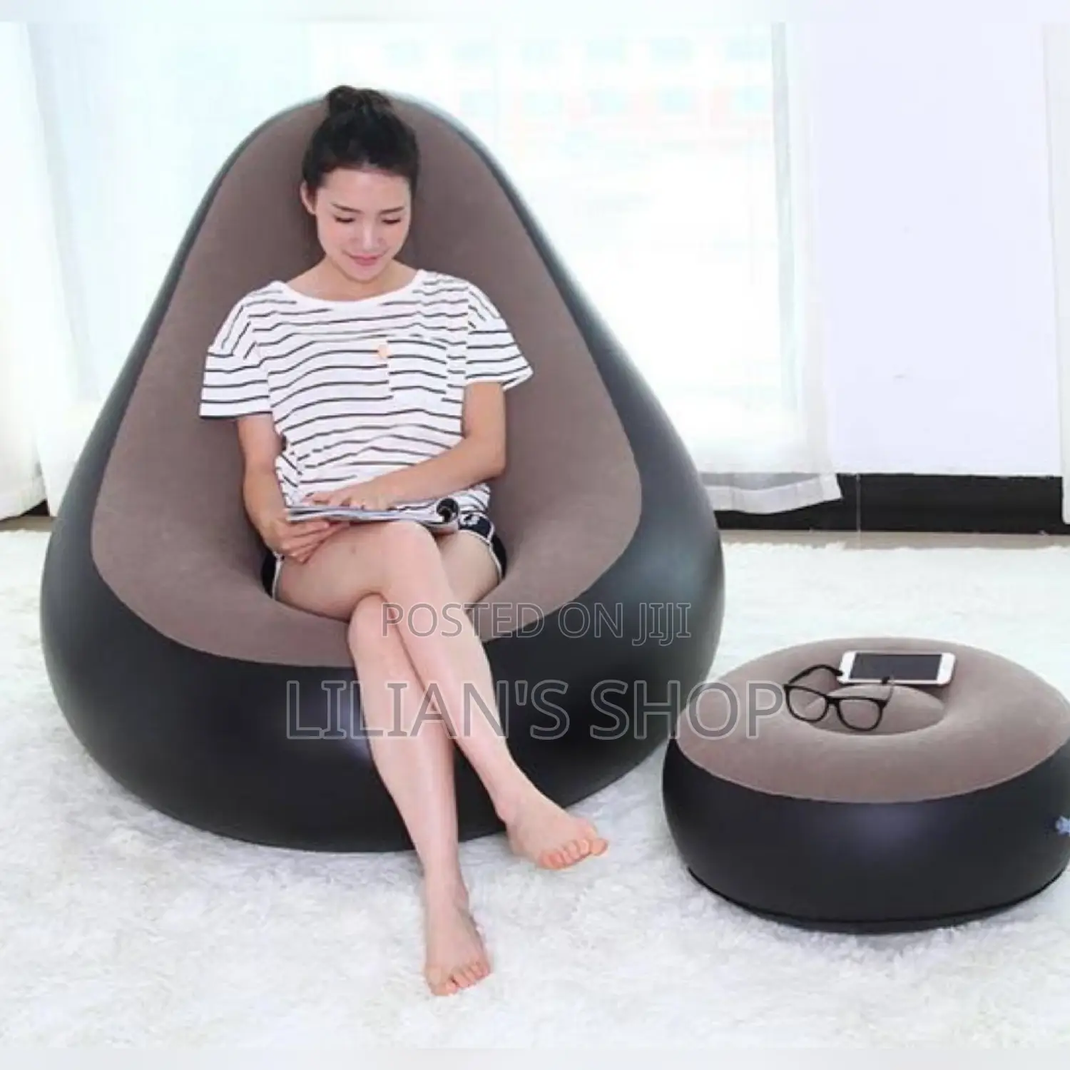 2 In1 Inflatable Sofa