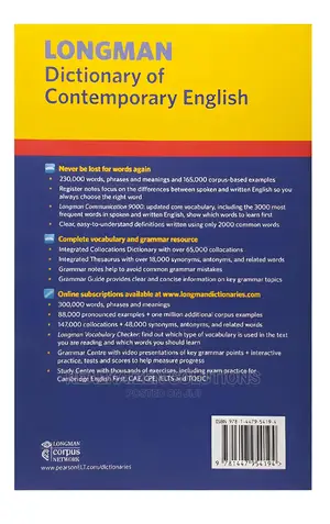 LONGMAN Dictionary of Contemporary English 6th Edition
