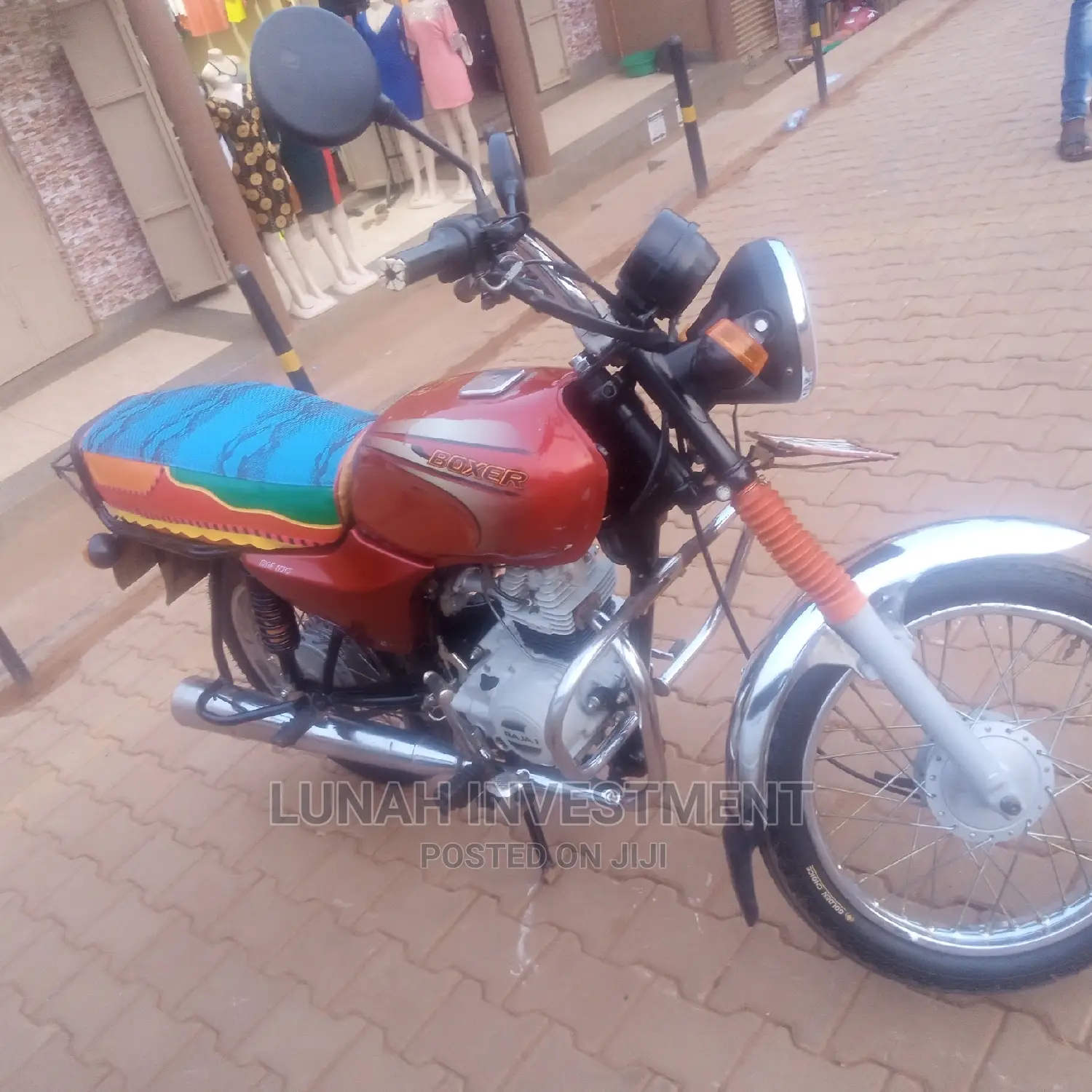 New Bajaj Boxer 2022 Red