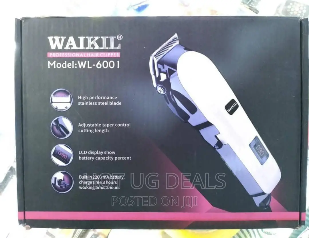 Rechargeable Hair Trimmer - Black/White
