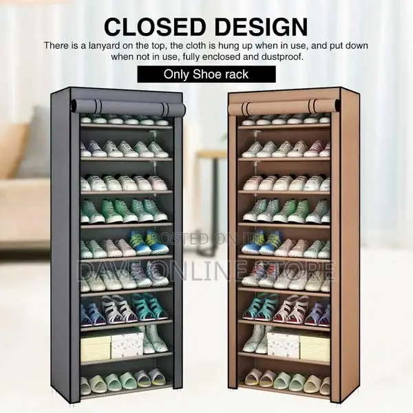 10 Layers Shoe Rack Organizer Cabinet Storage DIY
