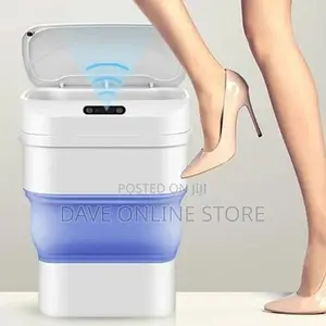 Smart Sensor Folding Trash Can Dustbin