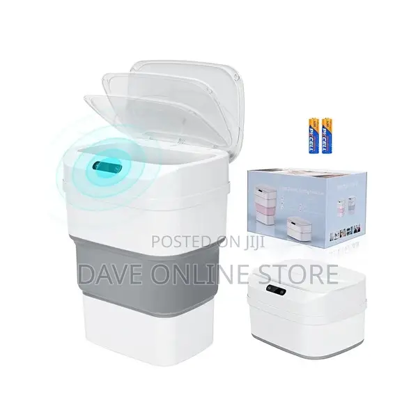 Smart Sensor Folding Trash Can Dustbin