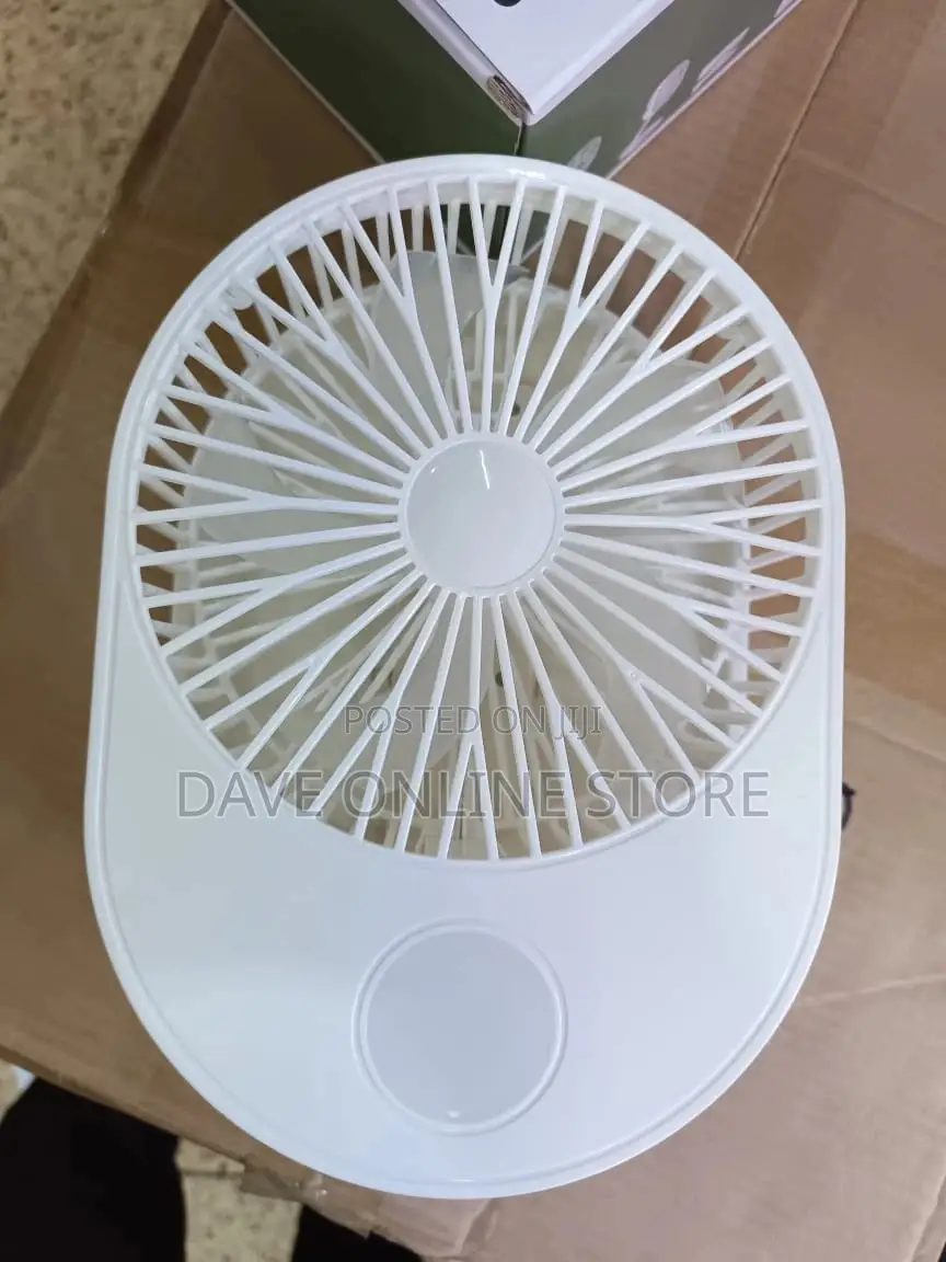 Folding Rechargeable Fan With Light.