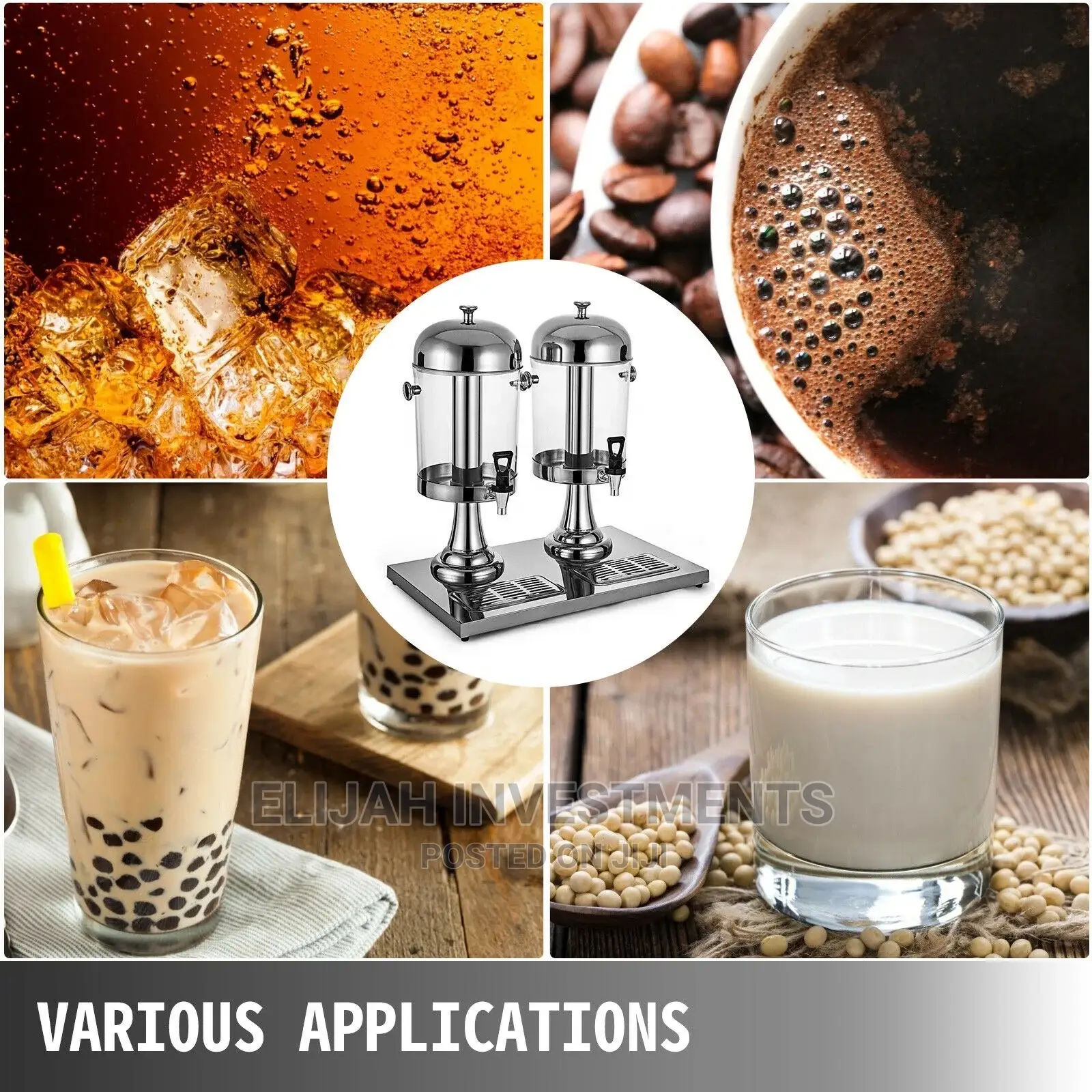 Double Non Electric Juice Dispenser
