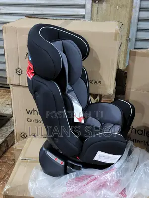 Baby Car Seat Black Grey