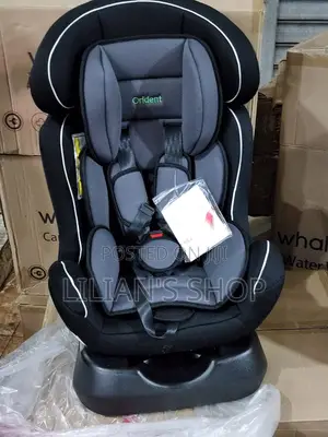 Baby Car Seat Black Grey