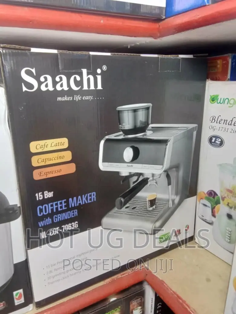 Saachi Coffee Maker With Grinder