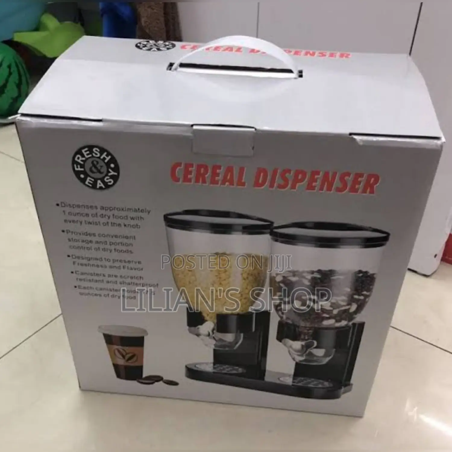 Double Cereal Dispenser