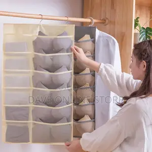 Double-Side Hanging Underwear, Socks,Bra Organizer
