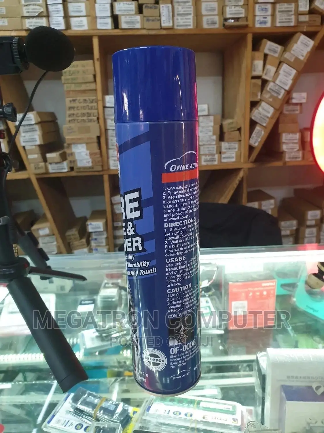Tyre Shine And Foam Cleaner