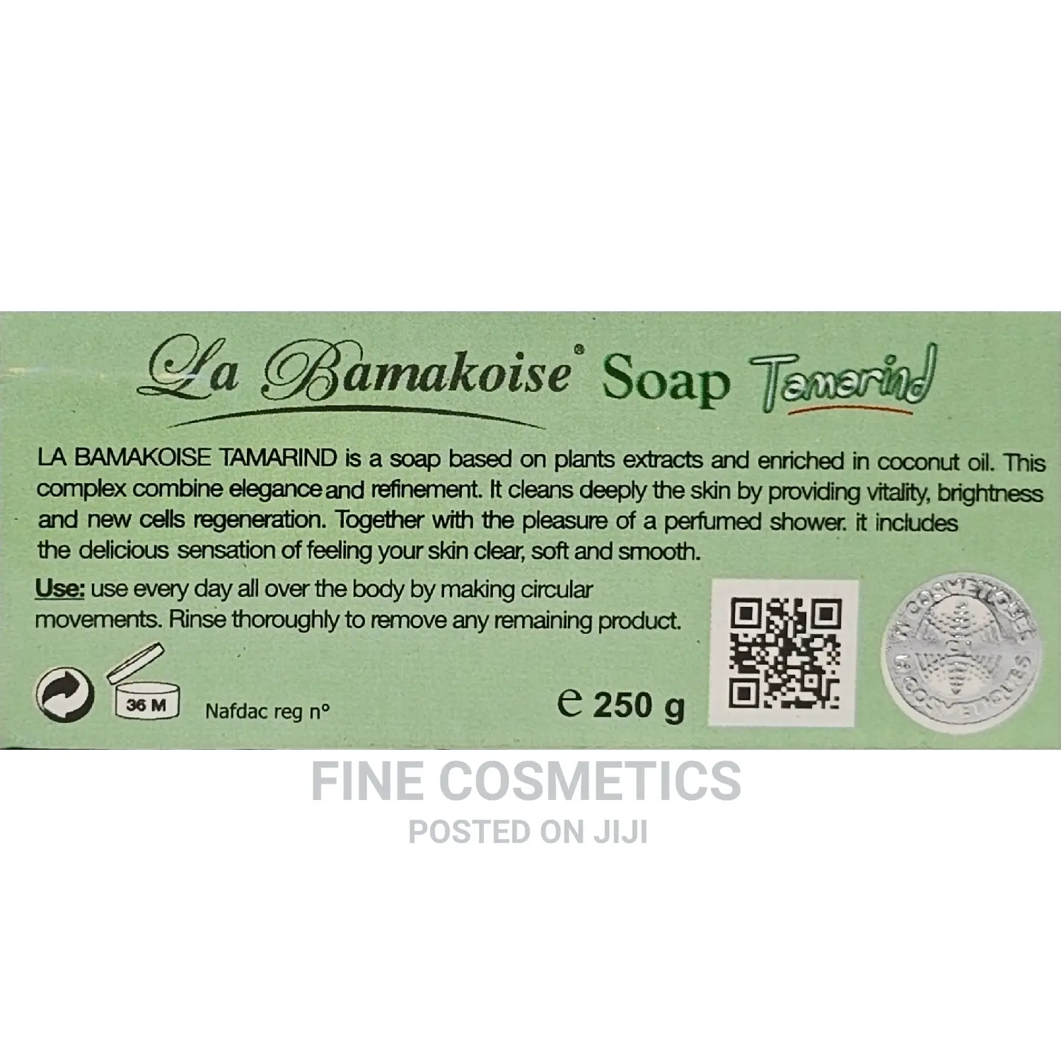 La Bamakoise Tamarind Whitening and Gumming Soap.