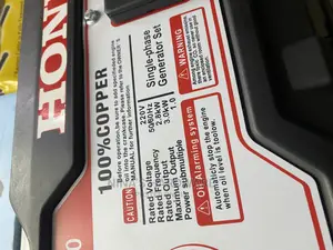 Honda Generator 3kw