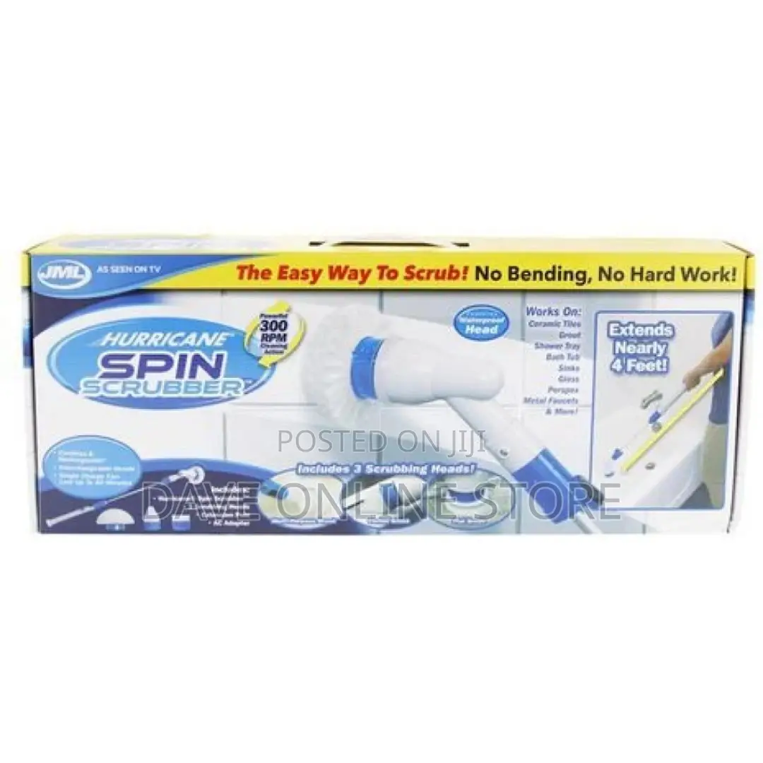 Hurricane Spray Spin Tile Scruber Floor Mop Cleaner Brush