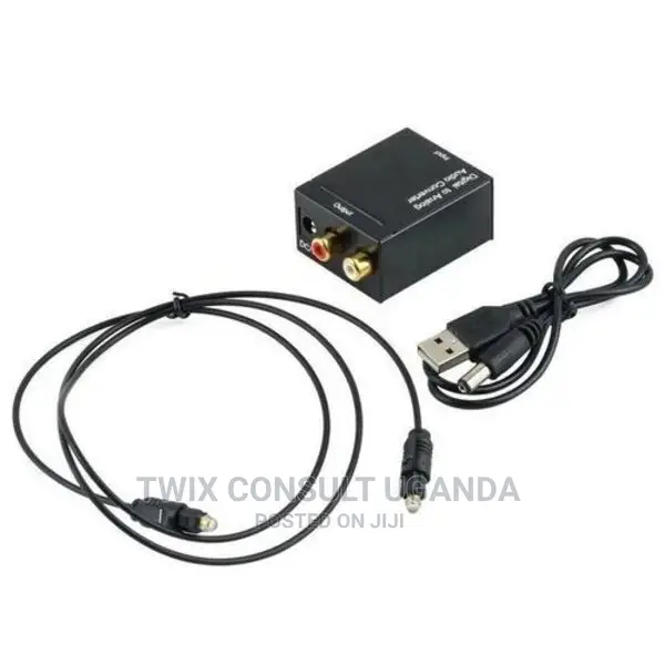 Digital Optical Toslink SPDIF Coax to Analog RCA Audio