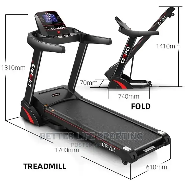 Treadmill CIAPO 3.5 HP With Incline.