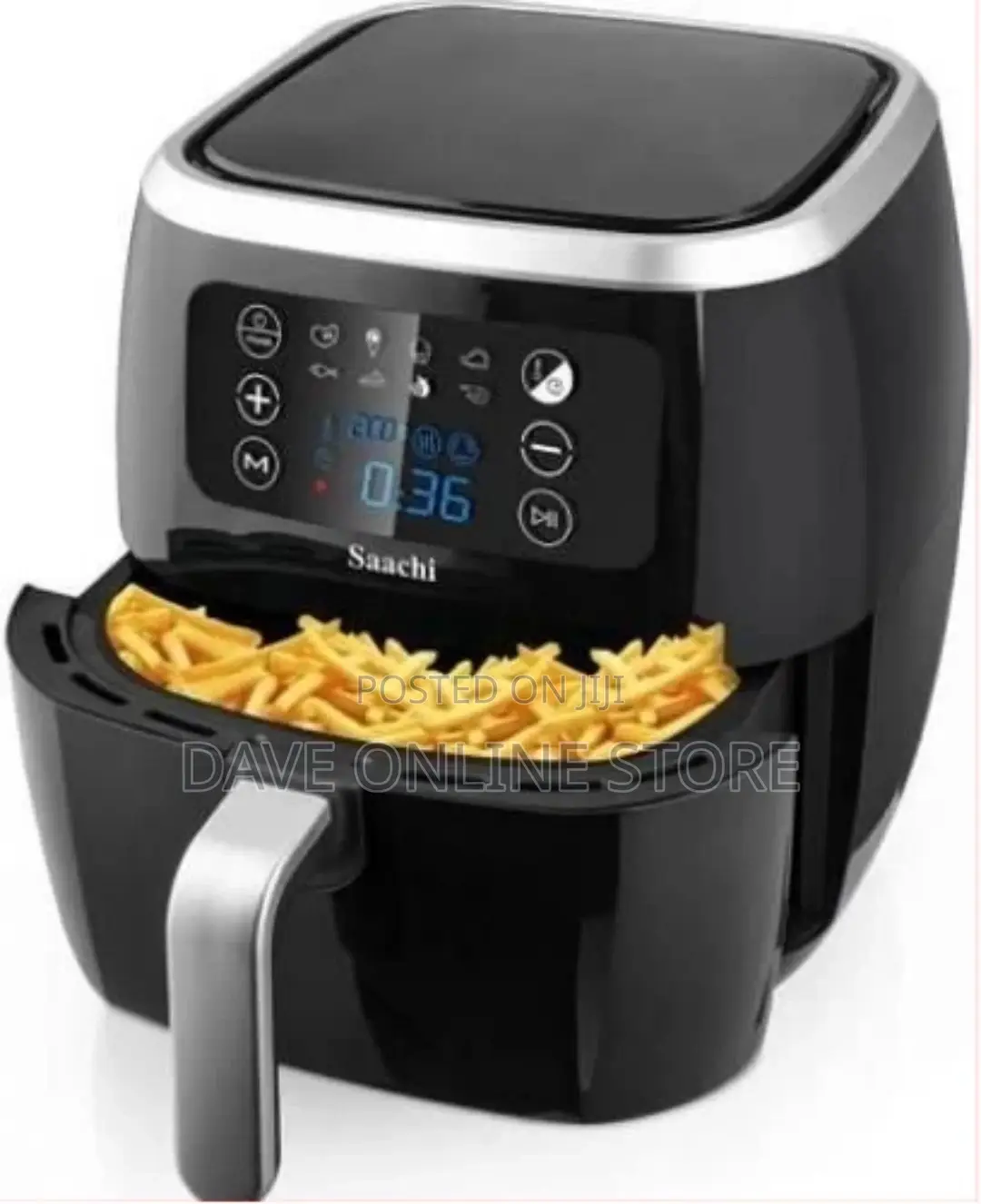 Saachi 7 Litres Air Fryer , Black