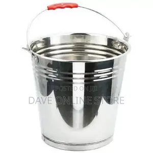10L Stainless Steel Water Milk Bucket Dairy Pail,