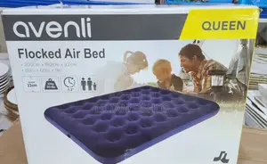 Avenli Queen Flocked Air Bed 4*6
