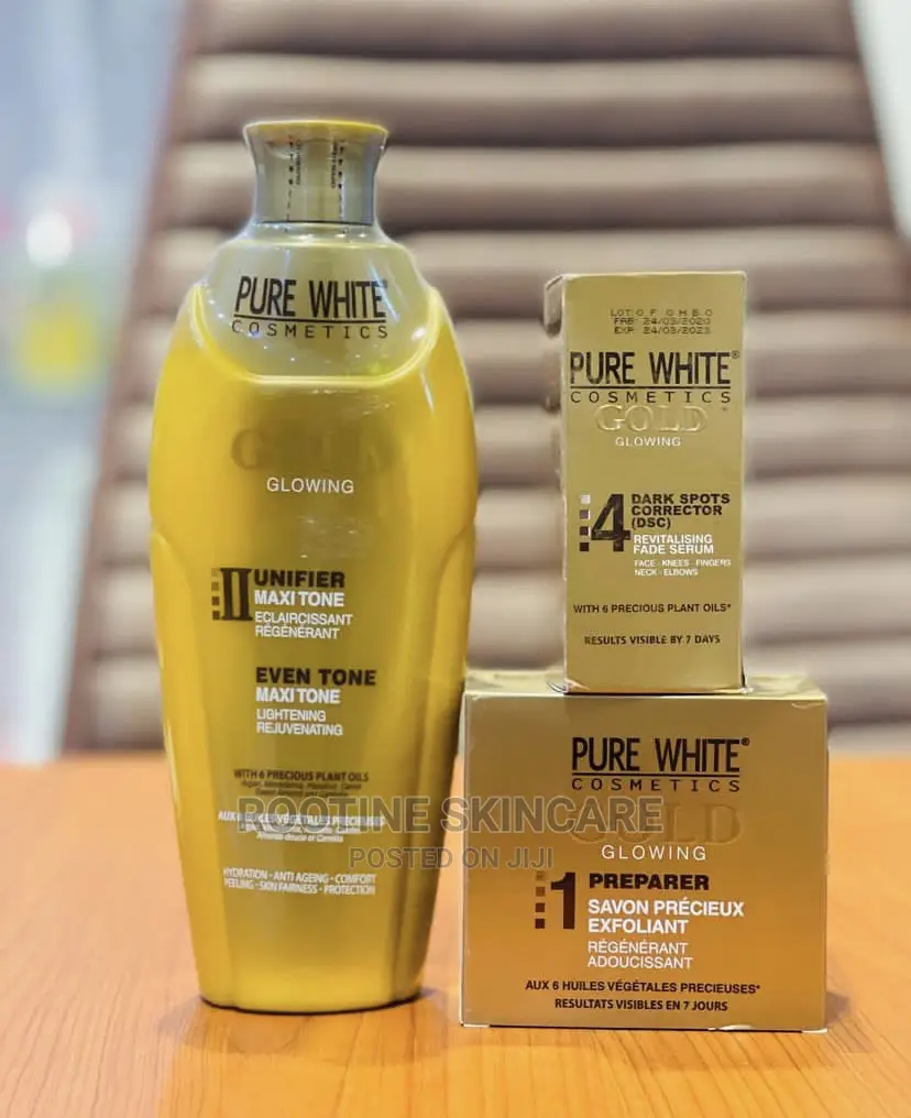 Pure White Gold Products (Fairly Lightens the Skin for Glow)