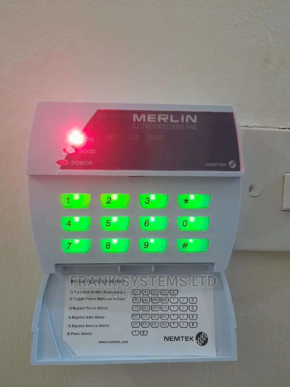 Electric Fence Energizer, Merlin4 South Africa