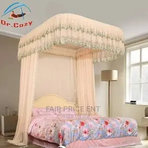 Wall Mount Mosquito Net 6*6( Gold)