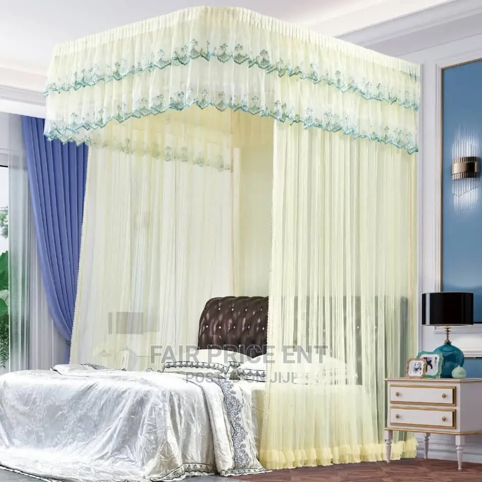 Wall Mount Mosquito Net 6*6( Gold)