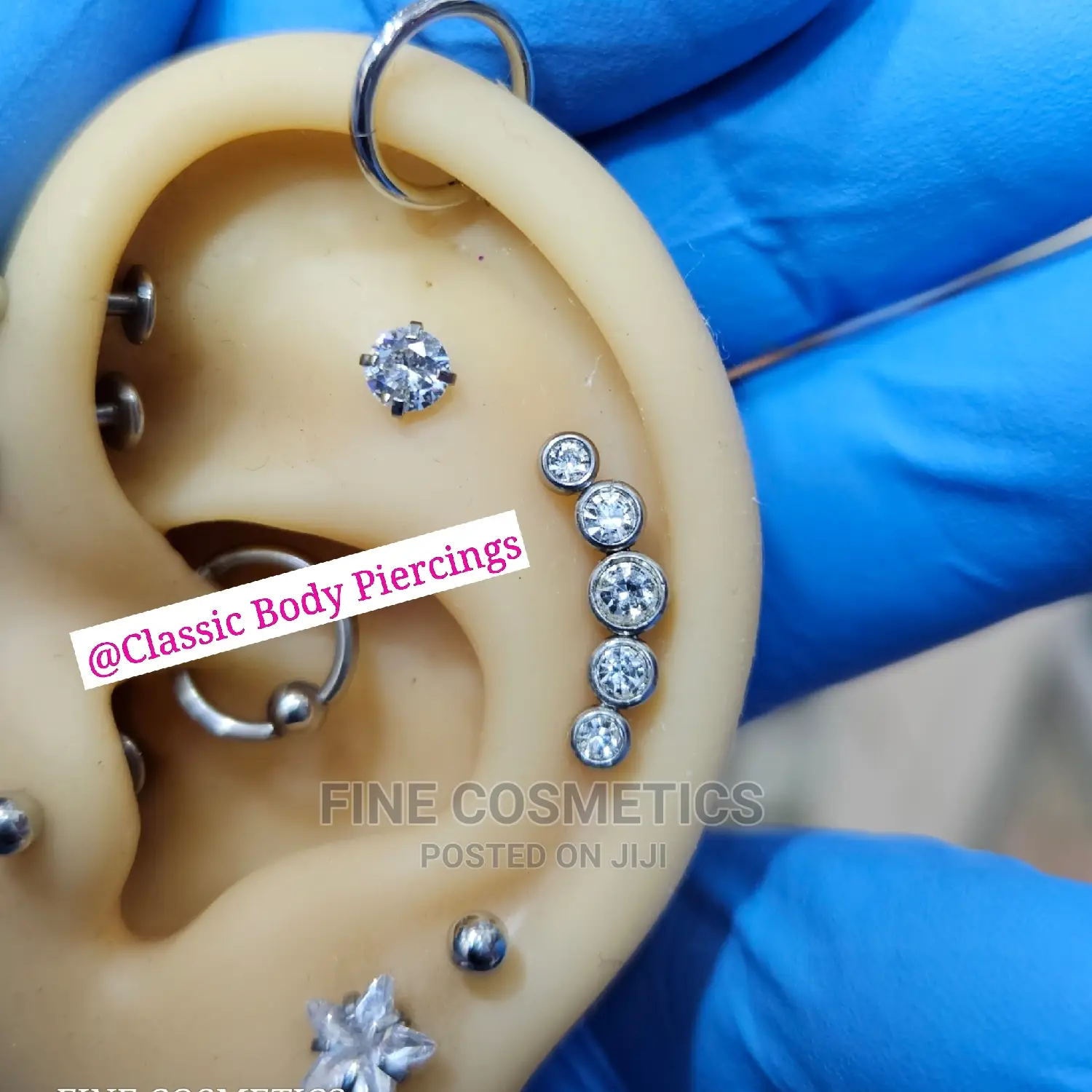 Single Cute Helix And Cartilage Climber Screw Studs Earring