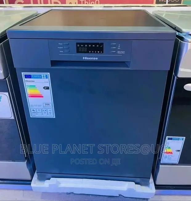 Hisense 14kg/14 Places 3_in_1 Automatic Dish Washer || H14db in