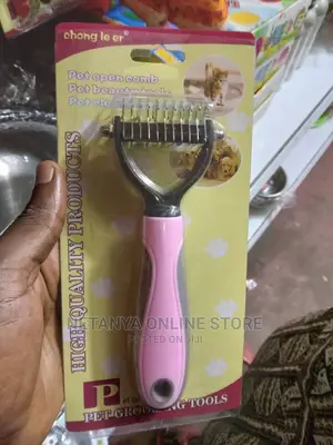 Pet Open Comb Pink