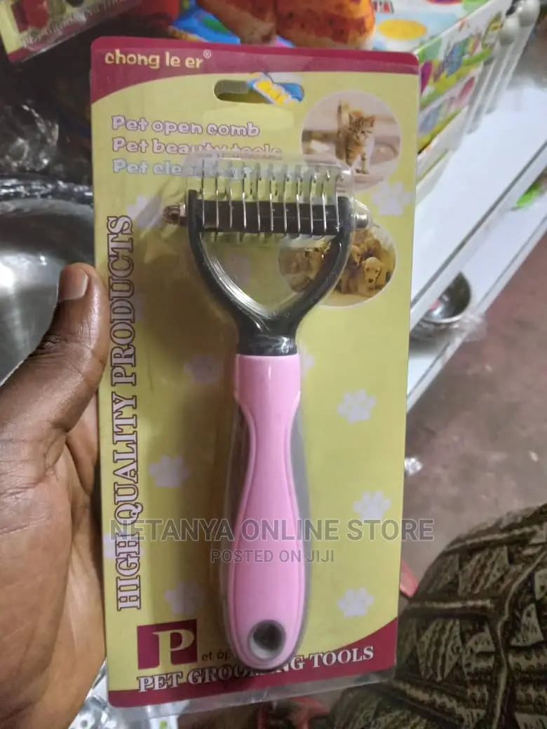 Pet Open Comb Pink