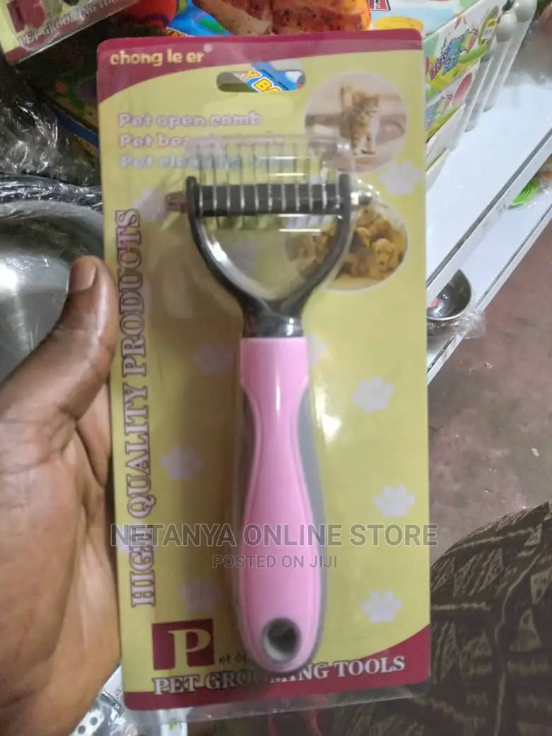 Pet Open Comb Pink