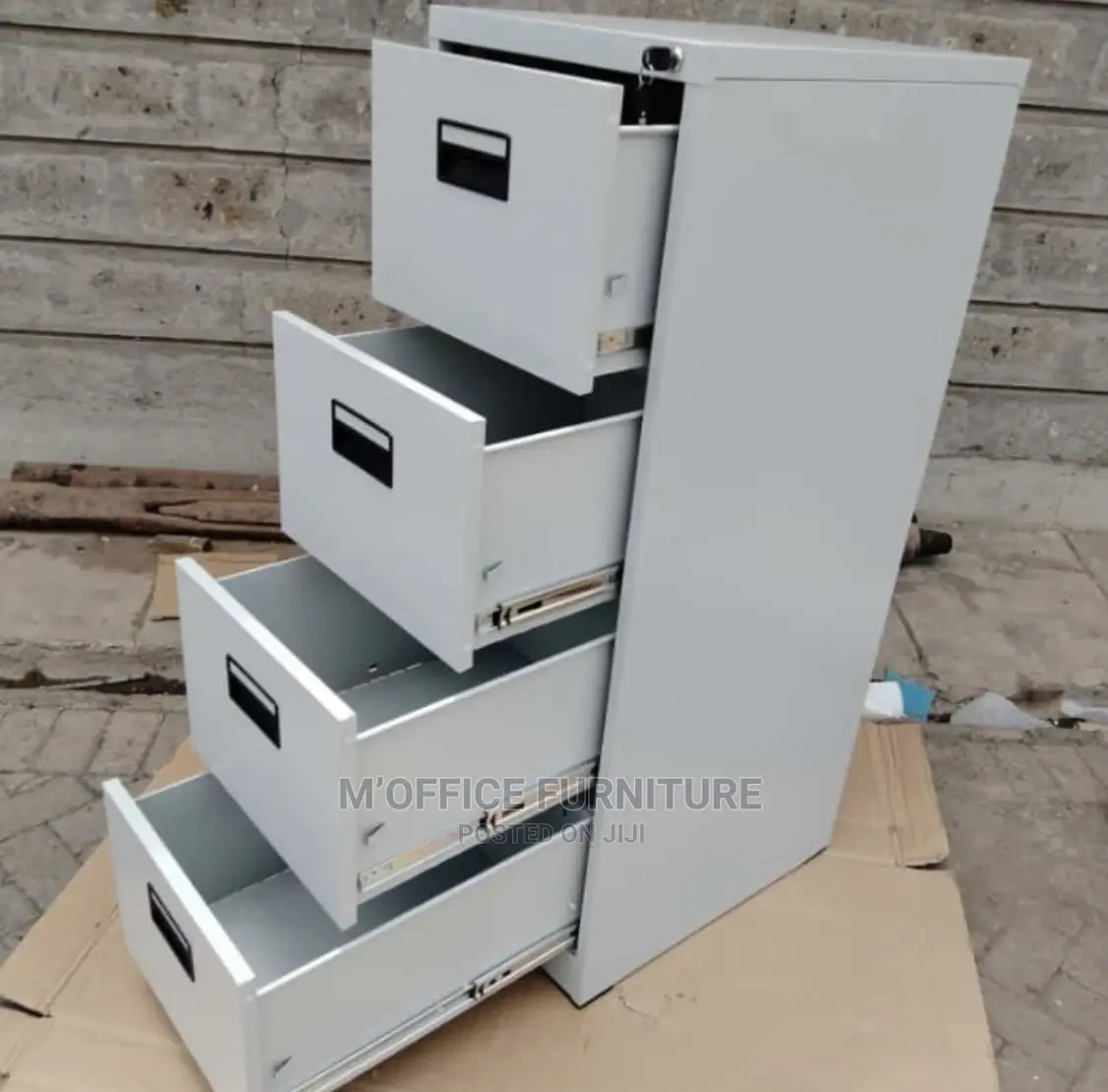 Metallic File Cabinet 🗄 4- Drawers