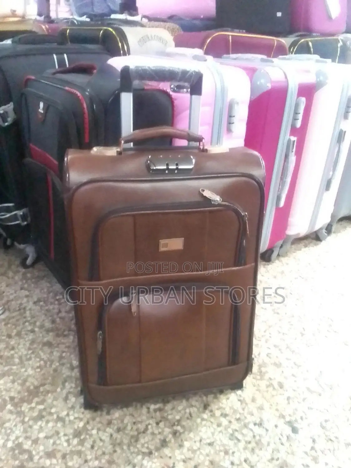 Yuaye Leather Suitcase