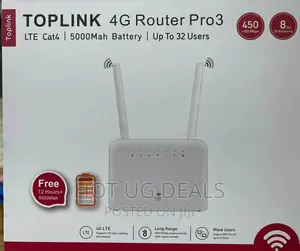 Photo - Rechargeable 4G Unlocked Simcard Router Open to All Networks