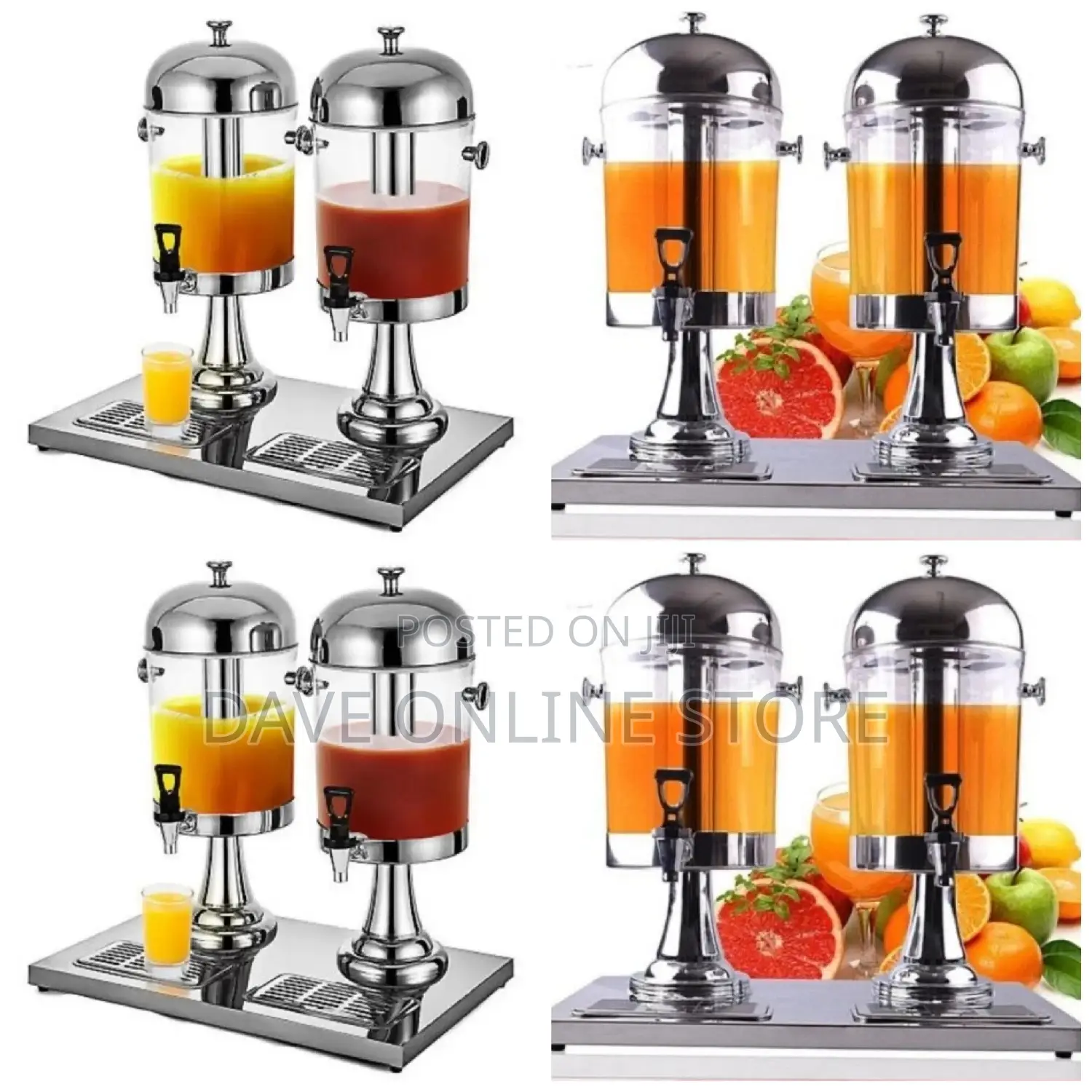 16 Litre, Double Tank Water Jug, Juice Dispenser Can-