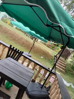Outdoor Umbrella With Base