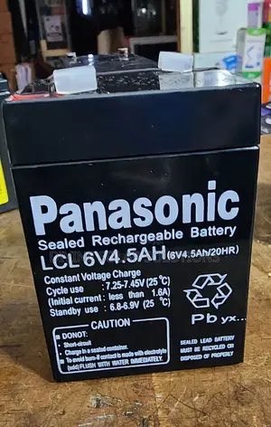 5ah/6v/20hr Panasonic Battery
