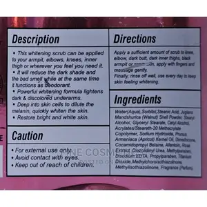 Veet Gold Whitening Dark Knuckles and Skin Corrector Scrub
